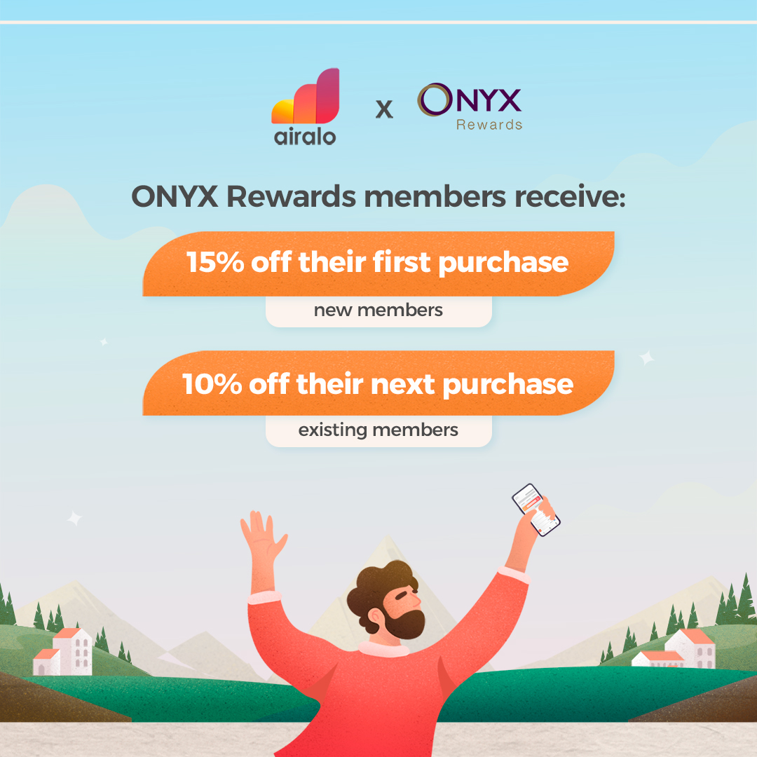 Airalo and ONYX Hospitality Group join forces to revolutionize travel connectivity for ONYX Rewards Members