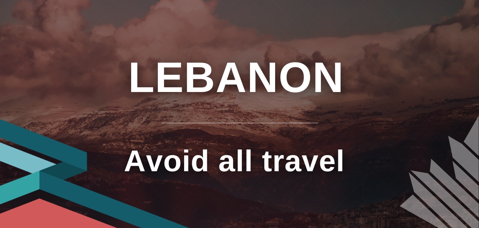 Nations issue urgent travel advisory on Lebanon