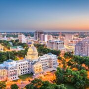 Sweeping views of Jackson, MS skyline