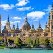 Historic Basilica In Zaragoza, Spain